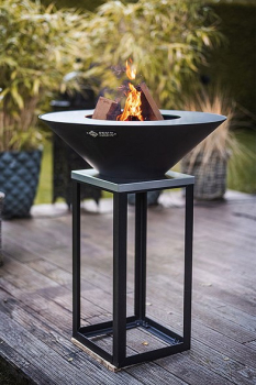 Preview: FEU DU JARDIN Gartenfeuer FYRO 80 Schwarz